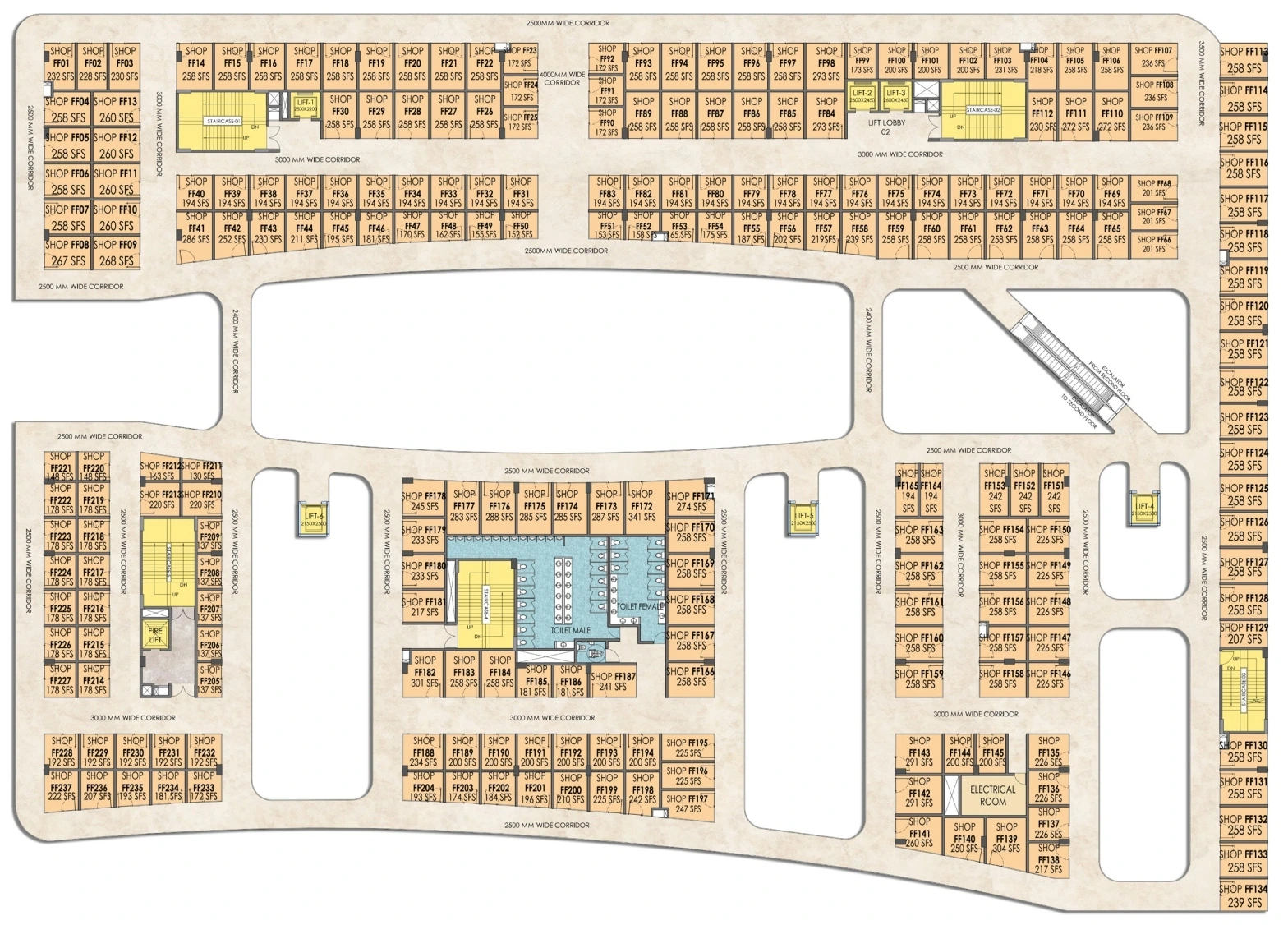 Migsun Central Market First Floor